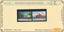 [The 30th Anniversary of the Antarctic Treaty and Maiden Voyage of "Aurora Australis", Research Ship, Tip CJ]
