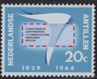 [The 35th Anniversary of the First Regular Curacao Airmail service, type CQ]