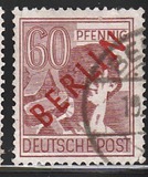 [BERLIN in Black Overprint on "Allied Occupation Zone" Stamps, type A13]