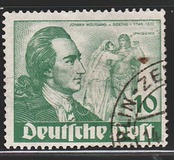 [The 200th Anniversary of the Birth of Johann Wolfgang von Goethe - Poet, type Q]