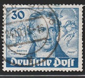 [The 200th Anniversary of the Birth of Johann Wolfgang von Goethe - Poet, type S]