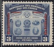 [Airmail - The 1st Anniversary of Chaco Boundary Peace Conference, Buenos Aires, type HY1]