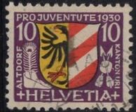 [Pro Juventute - Coat of Arms - Jeremias Gotthelf, Typ JD]