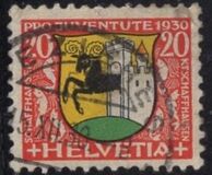 [Pro Juventute - Coat of Arms - Jeremias Gotthelf, Typ JE]