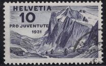 [Pro Juventute - Landscapes - Alexander Vinet, प्रकार JI]