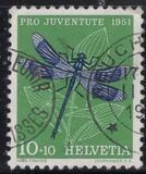 [Pro Juventute - The 50th Anniversary of the Death of Johanna Spyri - Insects, Typ VI]