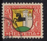 [Pro Juventute - Coat of Arms - Jeremias Gotthelf, Typ JE]