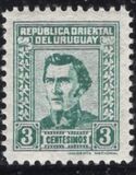 [General Jose Artigas - With Imprint "IMPRENTA NACIONAL" Bottom Right, type IW6]