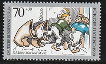 [Youth Welfare - The 125th Anniversary of Cartoon "Max und Moritz", type ABW]