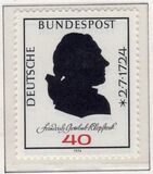 [The 250th Anniversary of the Birth of Friedrich Gottlieb Klopstock, Poet, tip WB]