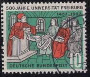 [500 anni dell'Università di Friburgo - Filigrana: DBP e crocifere, Scrivi CY]