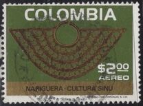 [Airmail - Pre-Colombian Archaeological Discoveries - Sinu Culture, typ AME]