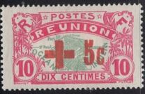 [Red Cross - Stamp of 1907 Surcharged, type P]