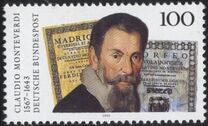 [The 350th Anniversary of the Death of Claudio Monteverdi, Composer, type BDV]