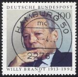 [The 80th Anniversary of the Birth of Willy Brandt, Politician, type BDW]