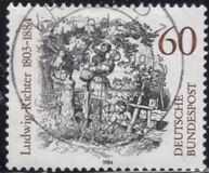 [The 100th Anniversary of the Death of Ludwig Richter, Painter, тип AKZ]