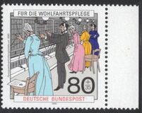 [Charity Stamps - Postal Delivery & Telephone Communication, ประเภท AUW]