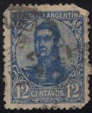 [General San Martin - Watermark 3,4 or Unwatermarked, Typ BK8]