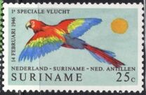 [Birds - The 25th Anniversary of Netherlands-Surinam-Netherlands Antilles Air Service, type ABY]