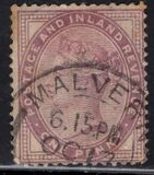 [Regina Vittoria  - Iscrizione "POSTAGE AND INLAND REVENUE", Scrivi AI1]