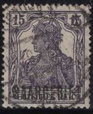 [German Empire Postage Stamps Overprinted "SAARGEBIET", ประเภท F2]
