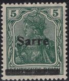 [German Empire Stamps Overprinted "SARRE", 類型 A3]