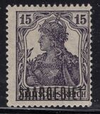 [German Empire Postage Stamps Overprinted "SAARGEBIET", ประเภท F2]