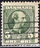 [King Christian IX, 1818-1906 - Vertical and Horizontal Lines in Background in Oval, סוג N]