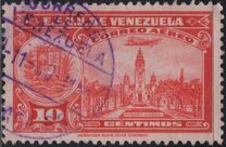 [Airmail - La Guaira, National Pantheon and Oil Wells, тип HY]