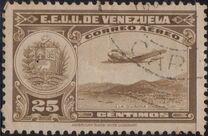 [Airmail - Airplane and Map, type JO4]