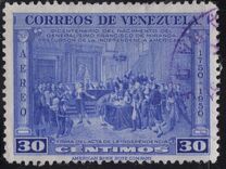 [Airmail - The 200th Anniversary of the Birth of General Francisco de Miranda, 1750-1816, प्रकार UC3]