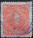 [Simon Bolivar - Different Frames and Printed on Winchester Security Paper, typ DV]