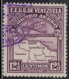 [Airmail - Airplane and Map, type JO2]