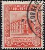 [Caracas Central Post Office - Inscription "CORREOS - EE. UU. VENEZUELA", тип AIK10]