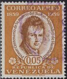 [Airmail - The 100th Anniversary of the Death of Alexander von Humboldt, Naturalist, 1769-1859, type AWF1]
