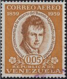 [Airmail - The 100th Anniversary of the Death of Alexander von Humboldt, Naturalist, 1769-1859, 类型 AWF1]