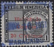 [Telegraph Stamps Surcharged, 类型 VV]