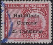 [Telegraph Stamps Surcharged, 类型 VW]
