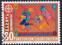 [EUROPA Stamps - The 500th Anniversary of the Discovery of America, тып AJZ]