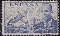 [Airmail - Juan di la Cierva - Different Perforation - Stoneprint from F.N.M.T, 类型 LH11]