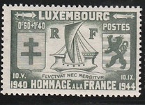 [Freedom in Luxembourg - Symbols of the Four Countries of the Allied Forces, tip DB]