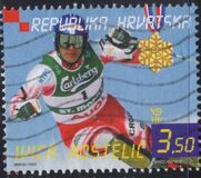 [The Victories of Janica and Ivica Kostelic at the World Cup in Alpine Skiing, St Moritz 2003, Typ UM]