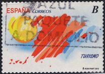 [Tourism - Map of Spain. Self Adhesive, Typ FWR]
