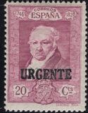 [The 100th Anniversary of the Death of Francisco de Goya, 1746-1828 - Inscription "1746 - CORREOS ESPANA - 1828", タイプ CO5]