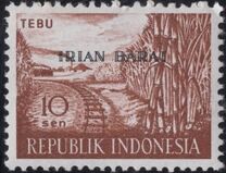 [Indonesia Postage Stamps of 1951, 1956 & 1960 Overprinted "IRIAN BARAT", typ A5]
