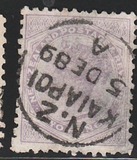 [Queen Victoria - Inscription "NEW ZEALAND - POSTAGE & REVENUE", tip L]