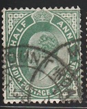 [King Edward VII, 1841-1910 - Inscription "INDIA POSTAGE & REVENUE", प्रकार XAT]