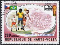 [West Germany as Finalist in the Football World Cup 1974, type QD]
