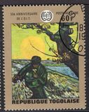 [Airmail - The 50th Anniversary of I.L.O. 1969 - Paintings, type QB1]
