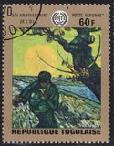 [Airmail - The 50th Anniversary of I.L.O. 1969 - Paintings, type QB1]